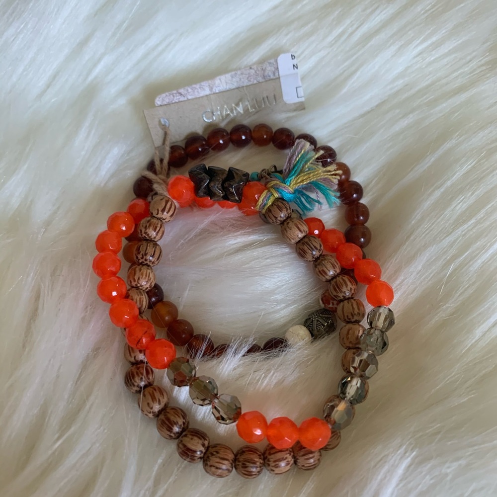 NWT Chan Luu 3 Piece Bracelet Set